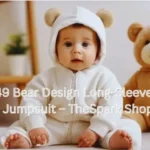 Rs 149 Bear Design Long-Sleeve Baby Jumpsuit – TheSpark Shop