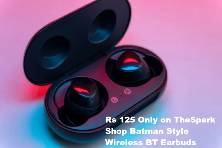 Rs 125 Only on TheSpark Shop Batman Style Wireless BT Earbuds